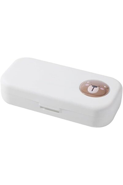 TERRIFI Pencil Case, Cute Cartoon Bear Pen Crayon Box, Multifunctional Pencil...
