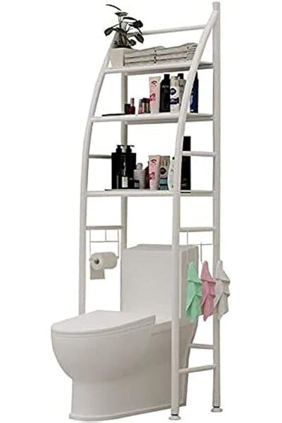 GENERAL Miamus Store 3-Tier Metal over the Toilet Space-Saving Rack, Organize...