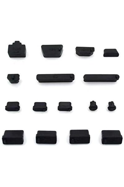 Generic 16 Pcs USB Port Cover, 10 Types Silicone Laptop Ports Cover Dust Plug...