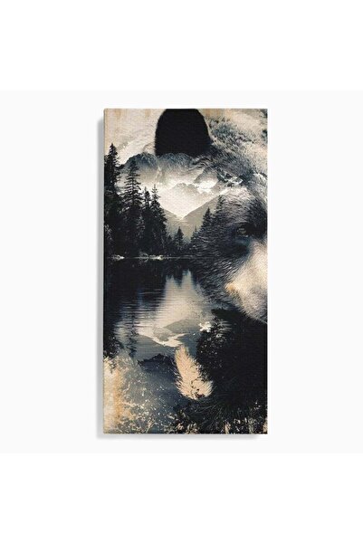 Luxcanva Tablou Canvas Strajerul Padurii 70x140 cm pe Sasiu Lemn Strajerul Pa...