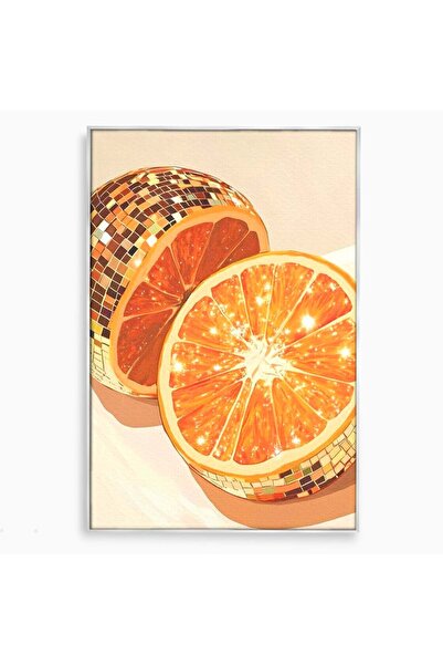 Luxcanva Tablou Canvas Reflexii Dulci 70x100 cm cu Rama Argintiu Reflexii Dul...