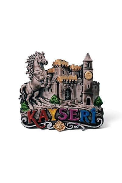 Genel Markalar Kayseri magneti polyester kabartma hediyelik magnet