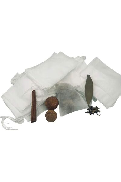 OTHE Empty spices and tea bags Soup and cooking bags 100 bags of 10 x 15 cm (...