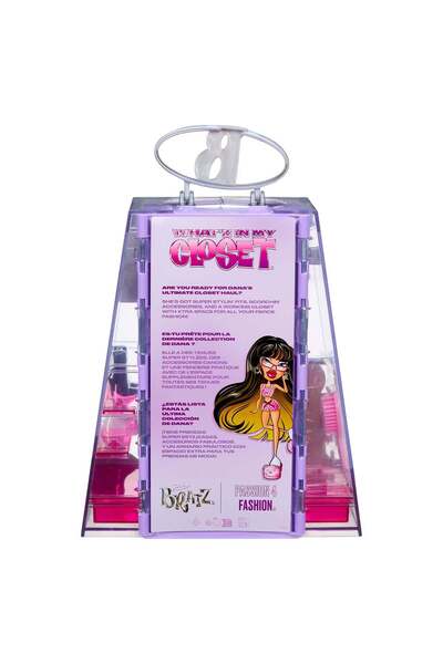Bratz Σετ παιχνιδιού με κούκλα μόδας Whatz In My Closet Dana 247241 με ντουλά...