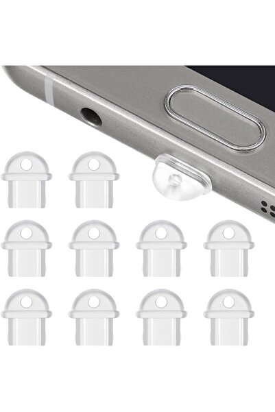 SEWACC 10pcs Micro USB Dust Plug Plastic Micro-B Charging Port Protector