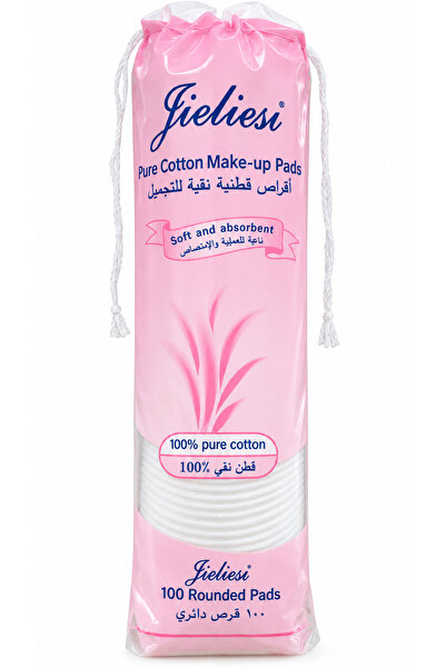 Generic Brand أقراص قطنية نقية للتجميل جيليسي – 100 قرص دائري