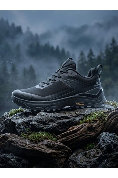 HUMTTO 92770A Waterproof Hiking and Outdoor Black Shoes