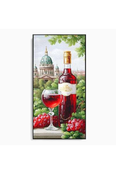 Luxcanva Tablou Canvas De Vita Nobila 60x120 cm cu Rama Negru De Vita Nobila ...