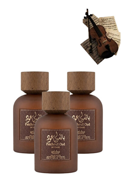 MASHAER 3 Pieces Patchouli Oudh Intense Perfume 100ML