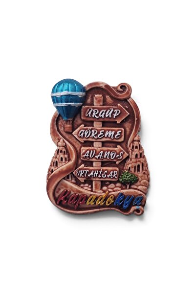 Genel Markalar Kapadokya magneti polyester kabartma hediyelik magnet
