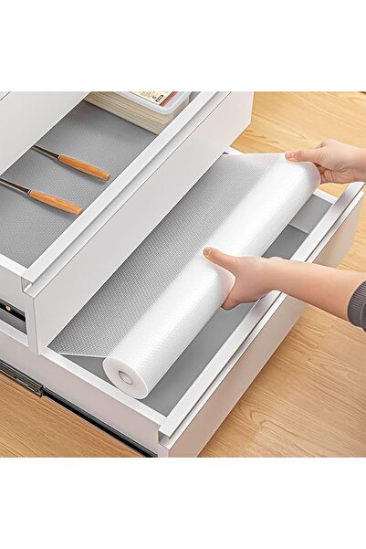 TERRIFI Kitchen Cabinet Liner and Drawer Protector for Shelves, Non-Adhesive ...