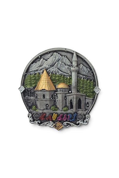 Genel Markalar Kayseri magneti polyester kabartma hediyelik magnet