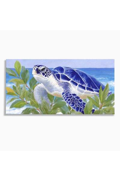 Luxcanva Tablou Canvas Paradisul Testoaselor 100x50 cm pe Sasiu Lemn Paradisu...