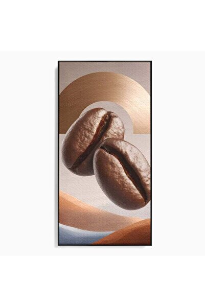 Luxcanva Tablou Canvas Duo Espresso 50x100 cm cu Rama Negru Duo Espresso Mati...