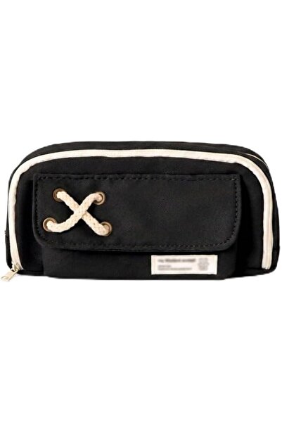 KASTWAVE Large Capacity Pencil Case with Four Separation Layers, Canvas Multi...