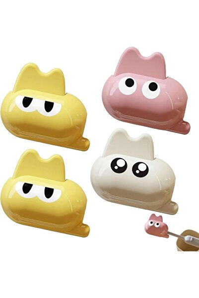 KASTWAVE Toothbrush Head Covers, 4-Pack Portable Kids Toothbrush Protective C...