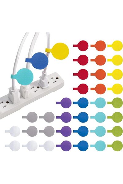 TERRIFI 32 Pieces Cable Labels for Cord Organization and Identification, Writ...