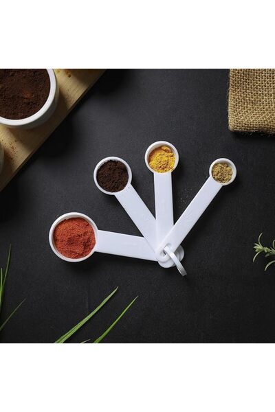 ROYALFORD Measuring Tools 4pcs WHITE, 13.5 CM x 4.2 x 2, RF5061