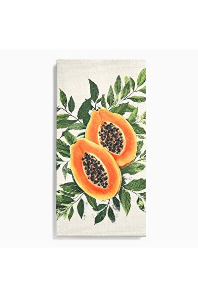 Luxcanva Tablou Canvas Aroma de Papaya 60x120 cm pe Sasiu Lemn Aroma de Papay...