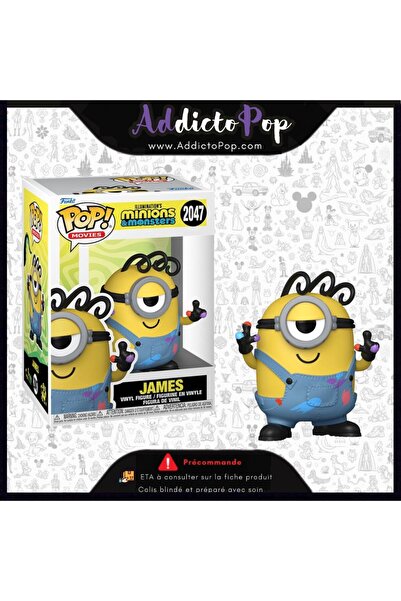 Funko Συλλεκτική φιγούρα βινυλίου Pop! Ταινίες Τζέιμς # 2047 Μίνιονς & Τέρατα...