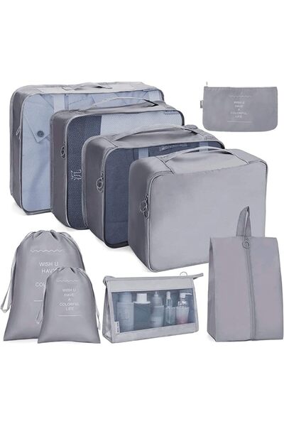 VINNYSEN Packing Cubes for Suitcase - 9 PCS Travel Packing Cubes Lightweight ...