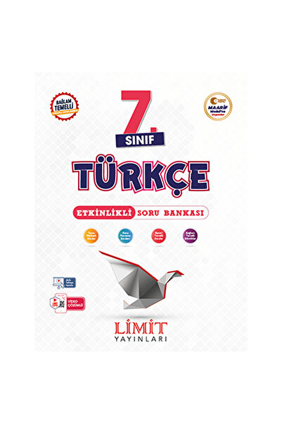 Limit Yayınları Limit 2027 7. Sınıf Türkçe Etkinlikli Soru Bankası Maarif Model
