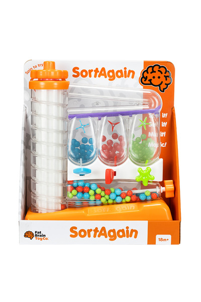 Fat Brain Toys SortAgain - Αισθητηριακό παιχνίδι με μπάλες και αυτόματη ταξιν...
