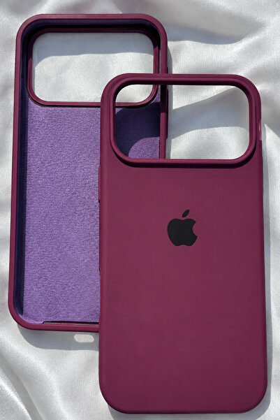 Mobildizayn iPhone 18 Pro için Kılıf Lansman Logolu İçi Yumuşak Kadife 18 Pro...