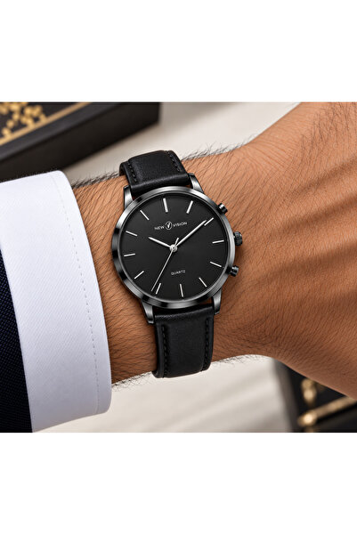 Generic Brand Men's Classic Black Watch Looster Time