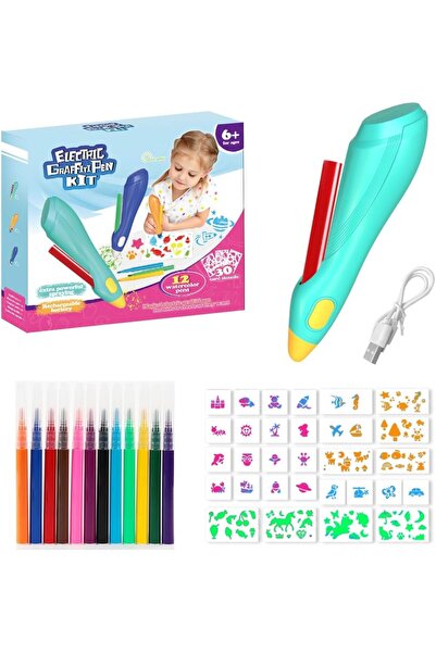 HOME MODE Graffiti Pen, Cordless Electric Airbrush Sprayer, Water Color Spray...