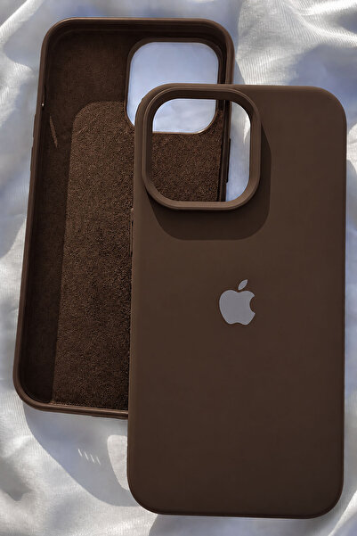 Mobildizayn iPhone 15 Pro Max için Kılıf Lansman Logolu İçi Yumuşak Kadife 15...