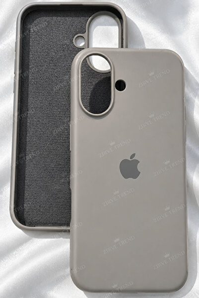 Revasser iPhone 16 Plus için Kılıf Lansman Logolu İçi Yumuşak Kadife 16 Plus ...