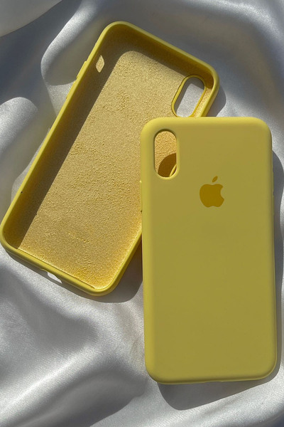 Revasser iPhone XS MAX için Kılıf Lansman Logolu İçi Yumuşak Kadife XS MAX kı...