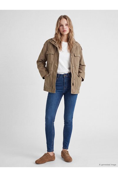 LC Waikiki بنطلون جينز LCW Jupiter Super Skinny Fit للنساء