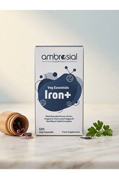 AMBROSIAL امبروسيال آيرون باي 120 كبسولة – دعم طاقة وصحة الدم