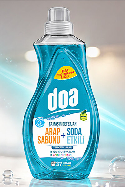 Doa Arap Sabunu ve Soda Etkili Çamaşır detarjanı Tüm Çamaşırlar / Makine ve Elde Vegan