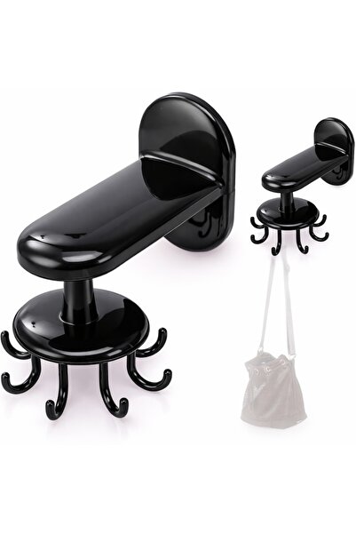 OEM Suport Rotativ Macvi® pentru Ustensile de Bucatarie, 360° Reglabil, Negru...