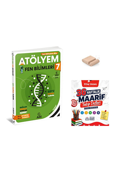 7.Sınıf Fen Atölyem 2027 Maarif Model+Telefon Tutucu+Maarif Defteri