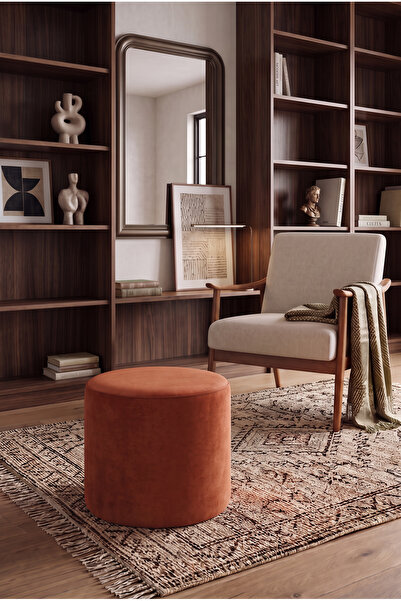 Forte Home Moon Yuvarlak Puf