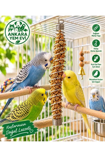 Ankara Yem Evi Metal Dal Millet Holder