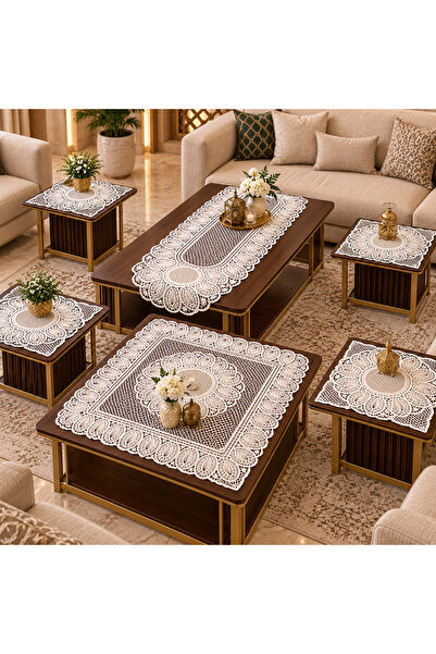Afkar Albayet Tablecloth Jewel Set 6 Pieces
