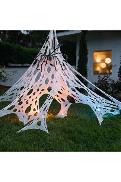 Alista Home Διακοσμητικός Ιστός Αράχνης για το Halloween, 1 x 2 μ., από συνθε...
