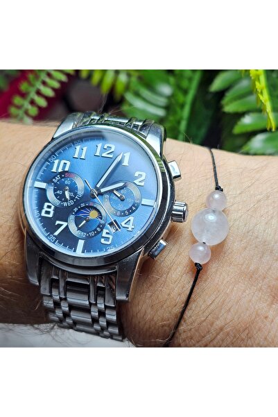 Singincraft Pink Quartz Mini Natural Stone Bracelet - Love Stone - 1 Piece