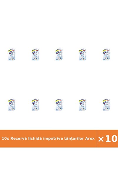 Aroxol 10x Rezervă lichidă împotriva țânțarilor Aroxol, 1 buc - Pachet promoț...