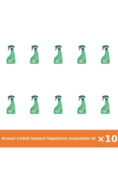 Aroxol Lichid instant împotriva insectelor târâtoare, 10 bucăți