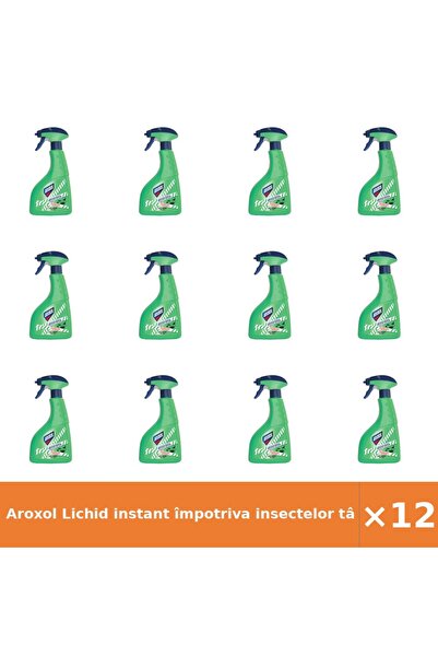 Aroxol Lichid instant împotriva insectelor târâtoare, 12 bucăți