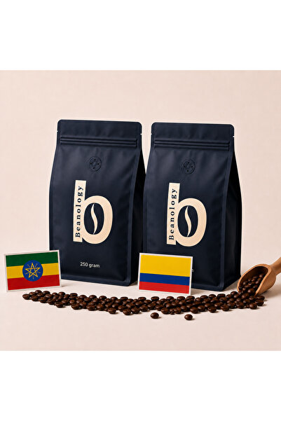Beanology اختيار التذوق: 500 جرام من قهوة هولا الكولومبية + قهوة غوجي الإثيوب...