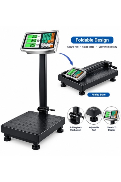 Generic Brand Heavy-Duty Foldable Digital Platform Price-Computing Scale
