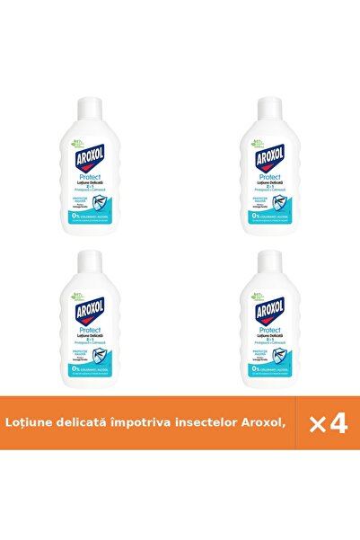 Aroxol Loțiune delicată împotriva insectelor Aroxol, 200 ml, pachet 4 buc.
