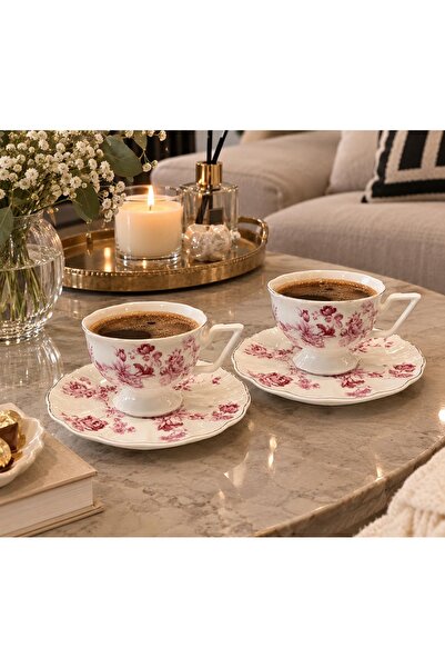YS COLLECTION YŞ Home - Vintage 2’li Fincan Takımı (80 ml)
